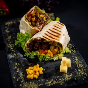 Mexican beef wrap